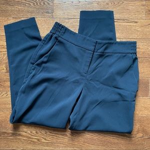 Ann Taylor Cropped Navy Blue Pants